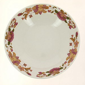 Тарелка суповая Соната 330см3,гр.8,"Восточные цветы розовый"VOS62 000000000001189105