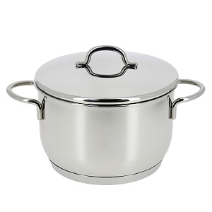 Кастрюля 3,7л металлическая крышка нержавеющая сталь 167601 000000000001140013