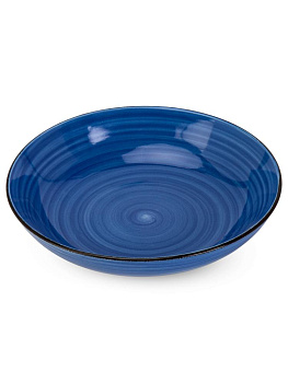 Тарелка суповая 20см Аэрограф в ассортименте керамика 000000000001227780