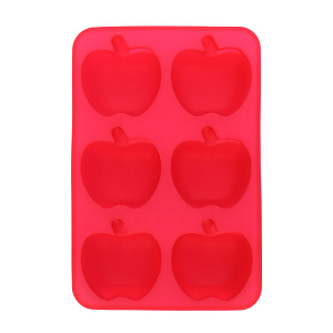 Форма для выпечки Яблоки Marmiton, розовый, силикон 000000000001125299