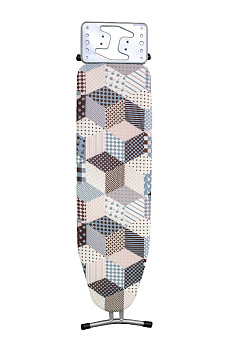 Доска гладильная 122х35см PERILLA Эвелина подставка под утюг розетка удлинитель гладильная поверхность-фанера чехол с антипригарным покрытием 000000000001205953