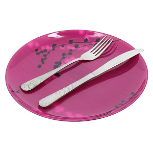 Плоская тарелка Kashima Fushia Luminarc 000000000001005507