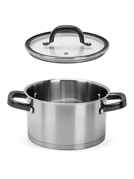 Кастрюля 4,2л PIONEER ELEGANT с крышкой нержавеющая сталь 000000000001224599