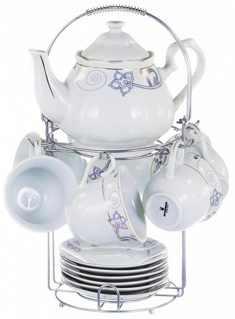 Сервиз чайный 13 предметов (чашки 220мл) GUTERWAHL Аврора Алия фарфор 000000000001188219