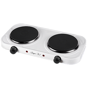 "Плитка электрическая Две чугунных конфоркиДиаметр-150 ммКласс защиты: IМощность 2000 ВтВес брутто: 2.48 кгАстра-Б2" 000000000001198463