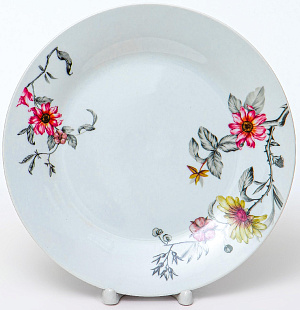 Тарелка обеденная 23см OLAFF Фиона Оттава мелкая фарфор 000000000001204602