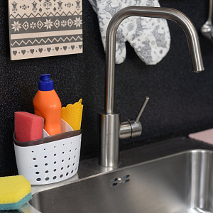 Подставка для столовых приборов 15х12х11,5см МУЛЬТИДОМ пластмасса 000000000001205889