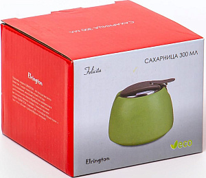 Сахарница 300мл ELRINGTON Феличита с крышкой ментол подарочная упаковка керамика 000000000001203900