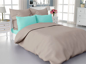 Комплект наволочек DE'NASTIA твилл 70х70см-2шт 100%Хлопок бежевый C010650 000000000001178289