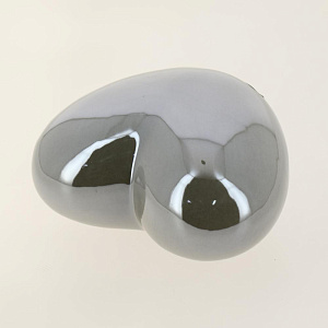 Фигура декоративная "Сердце" серый 11х8см R011177 000000000001200332