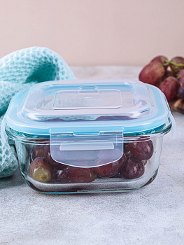 Контейнер 520мл ELEY квадратный стекло 000000000001186805