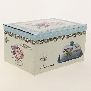 Масленка подарочная упаковка Букет доломит ZFC046-37 000000000001196880