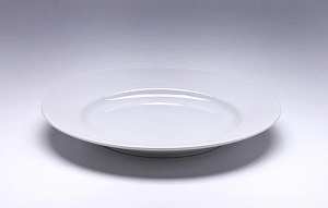 Тарелка фарфор десертная 175 мм супадкий край Белая,037052 000000000001193456