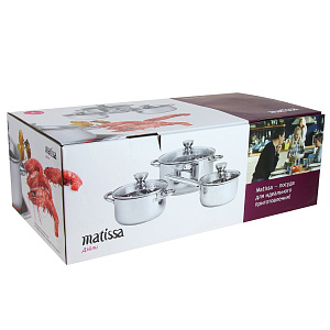 Набор кастрюль Дэйли Matissa, 6 предметов 000000000001006866