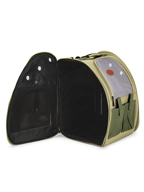 Переноска-рюкзак сетка с карманами для животных 42х30х28см микс полиэстер 000000000001229100