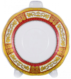 Чайная пара чашка фарфор 220мл/блюдце Круиз подарочная упаковка Паллада Balsford 107-04005 000000000001197838