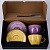 Набор чайный 4 предмета TULU PORSELEN (кружка 350мл-2шт, блюдце 16см-2шт) Lavender/Lemon фарфор 000000000001212349
