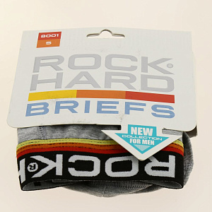 Трусы мужские слипы Rockhard BRIEFS S белый 95%хлопок 5%эластан 000000000001190389