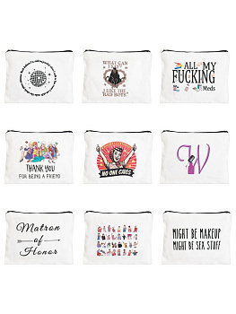 Косметичка 17,5х23см в ассортименте полиэстер 000000000001229400