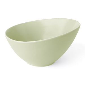 Салатник 23,5x18,5x12,5см/1,5л DE'NASTIA Оливки-однотон оливковый фарфор 000000000001217757