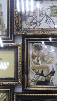 PLATINUM Фоторамка BIN-112244 Black\gold 000000000001159476