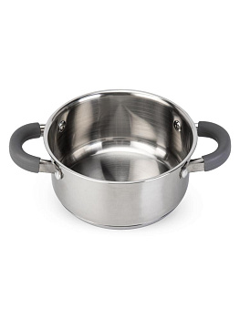 Кастрюля с крышкой 1л 17х7см нержавеющая сталь 000000000001225926