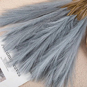 Цветок искусственный Пампасная трава 56,5см серая 000000000001218391