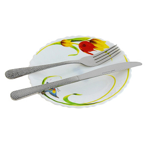 Тарелка десертная 17,8см FARFORELLE ВЕС ТЮЛЬПАНЫ опал M22055 000000000001080162