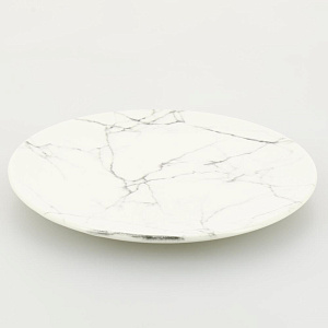 Тарелка десертная 19,5см LUCKY Мрамор керамика 000000000001208758