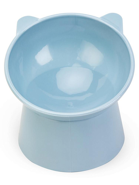 Миска для животных 13х10см одинарная на подставке КИТТИ полипропилен 000000000001229124