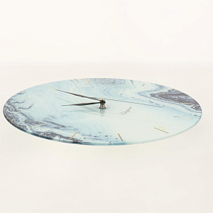 Часы Синий мрамор СО1-20 стекло 000000000001190954