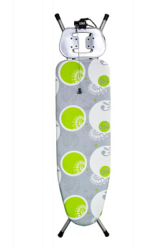 Доска гладильная 38х120/143см PERILLA Капитоль. Подставка под утюг. Розетка. Подрукавник. Полка для белья. Гладильная поверхность-металл чехол-хлопок 000000000001014991