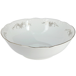 Салатник Серый Орнамент Люкс Хауз, 16 см 000000000001063493