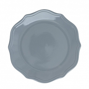 Тарелка обеденная 26см DE'NASTIA Romeo серый глянцевый керамика 000000000001216771