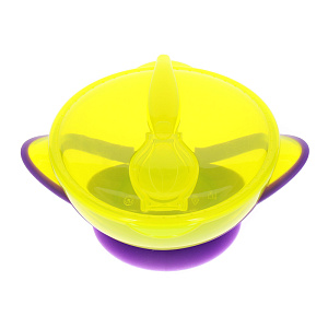 Набор для кормления на присоске Классика Lubby, от 6 месяцев, 2 шт. 000000000001135484