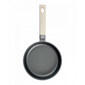 Сковорода с крышкой 24см DE'NASTIA глубокая силикон бежевый алюминий 000000000001223613