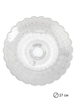 Фруктовница 27см стекло 000000000001228667