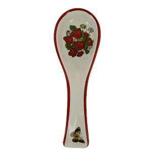 Подставка под ложку 23x8x2,8см Клубника Доломит M56066 000000000001195601