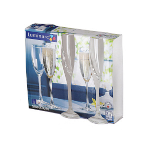 Набор фужеров Signature Luminarc, 170мл, 3 шт. 000000000001120150