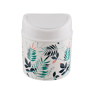 Контейнер для мусора 1л ПОЛИМЕРБЫТ BREEZE leaf пластик 000000000001213063