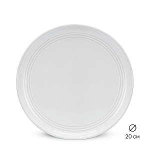 Набор столовой посуды 16 предметов белый матовый керамика 000000000001219905