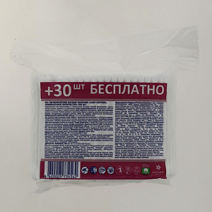 Палочки ватные 300шт Lady Cotton ЕВРОСЛОТ ПЭ 41203425 000000000001205313