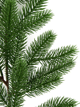 Ветка 45см ель для декора средняя зеленый 000000000001228777