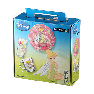 DISNEY Набор детской посуды 3 предмета LUMINARC Tinker Bell Color Child 000000000001119930