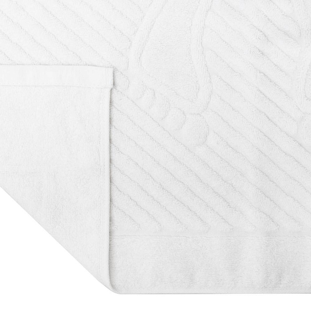 Полотенце-коврик для ног 50х70см LUCKY Отель белый хлопок 100% 000000000001223269