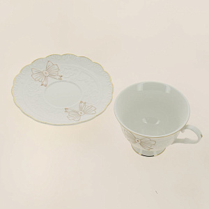 Пара чайная 220мл/блюдце BALSFORD Грация Эфира подарочная упаковка фарфор 000000000001193991