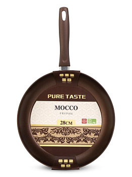 Сковорода 28см PURE TASTE MOCCO ручка soft touch антипригарное покрытие алюминий 000000000001230017