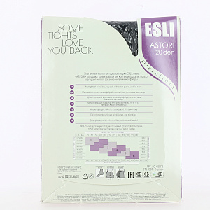 Колготки жен ESLI  ASTORI 120 ДЕН р2NERO 000000000001164600