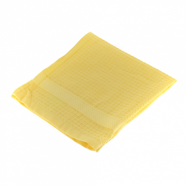 Салфетка вафельная кухонная Fiume Cleanelly, желтый, 50х50 см 000000000001126141