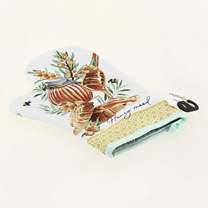 Варежка-прихватка 20х28см Honey mood 35% хлопок 65% полиэстер ватин 250г/м2 4665424 000000000001203301